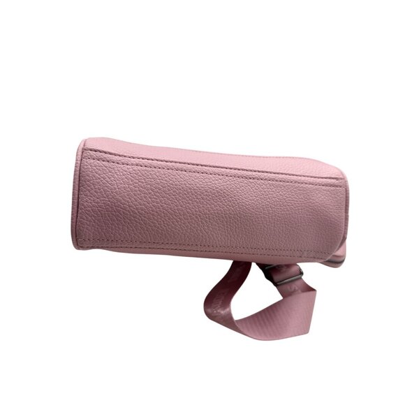 Steve Madden Mini Pink Satchel With Chain Accents Removable Strap Stylish - Picture 9 of 10